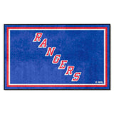 New York Rangers 4ft. x 6ft. Plush Area Rug