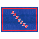 New York Rangers 5ft. x 8 ft. Plush Area Rug