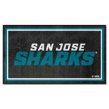 San Jose Sharks 3ft. x 5ft. Plush Area Rug