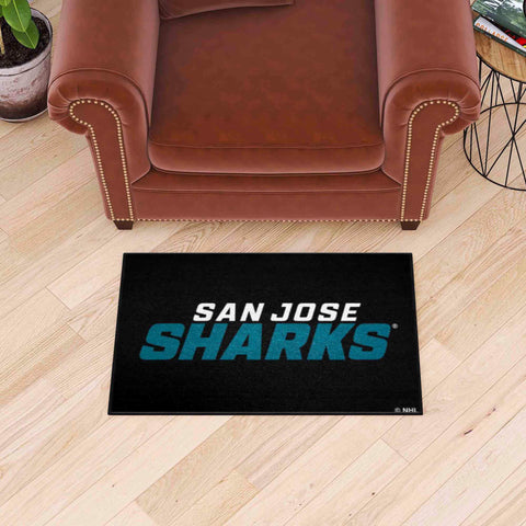 San Jose Sharks Starter Mat Accent Rug - 19in. x 30in.