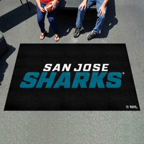 San Jose Sharks Ulti-Mat Rug - 5ft. x 8ft.