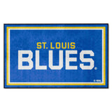 St. Louis Blues 4ft. x 6ft. Plush Area Rug