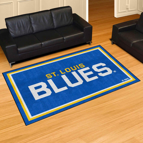 St. Louis Blues 5ft. x 8 ft. Plush Area Rug