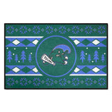 Tulane Green Wave Holiday Sweater Starter Mat Accent Rug - 19in. x 30in.
