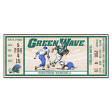 Tulane Green Wave Ticket Runner Rug - 30in. x 72in.
