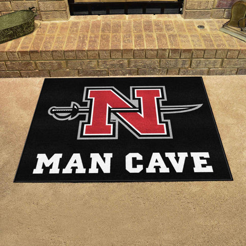 Nicholls State Colonels Man Cave All-Star Rug - 34 in. x 42.5 in.