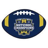 Michigan 2023-24 National Champions Football Mat