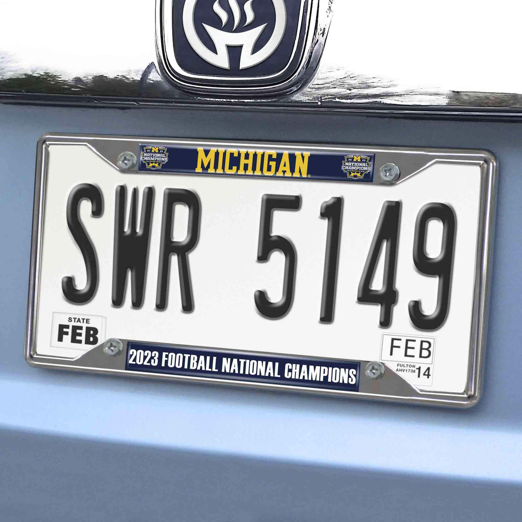 Michigan 2023-24 National Champions License Plate Frame