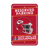 Kansas City Chiefs Super Bowl LVIII Parking Sign