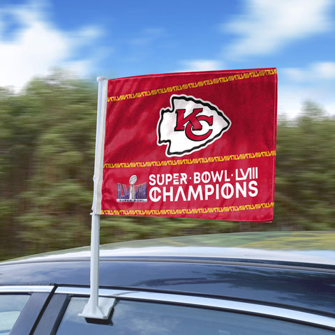 Kansas City Chiefs Super Bowl LVIII Car Flag