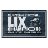 2024-25 Super Bowl LIX Champions - Eagles 4x6 Rug