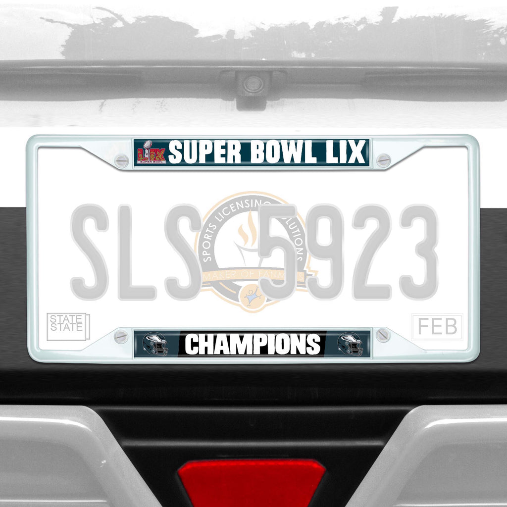 2024-25 Super Bowl LIX Champions - Eagles White Frame