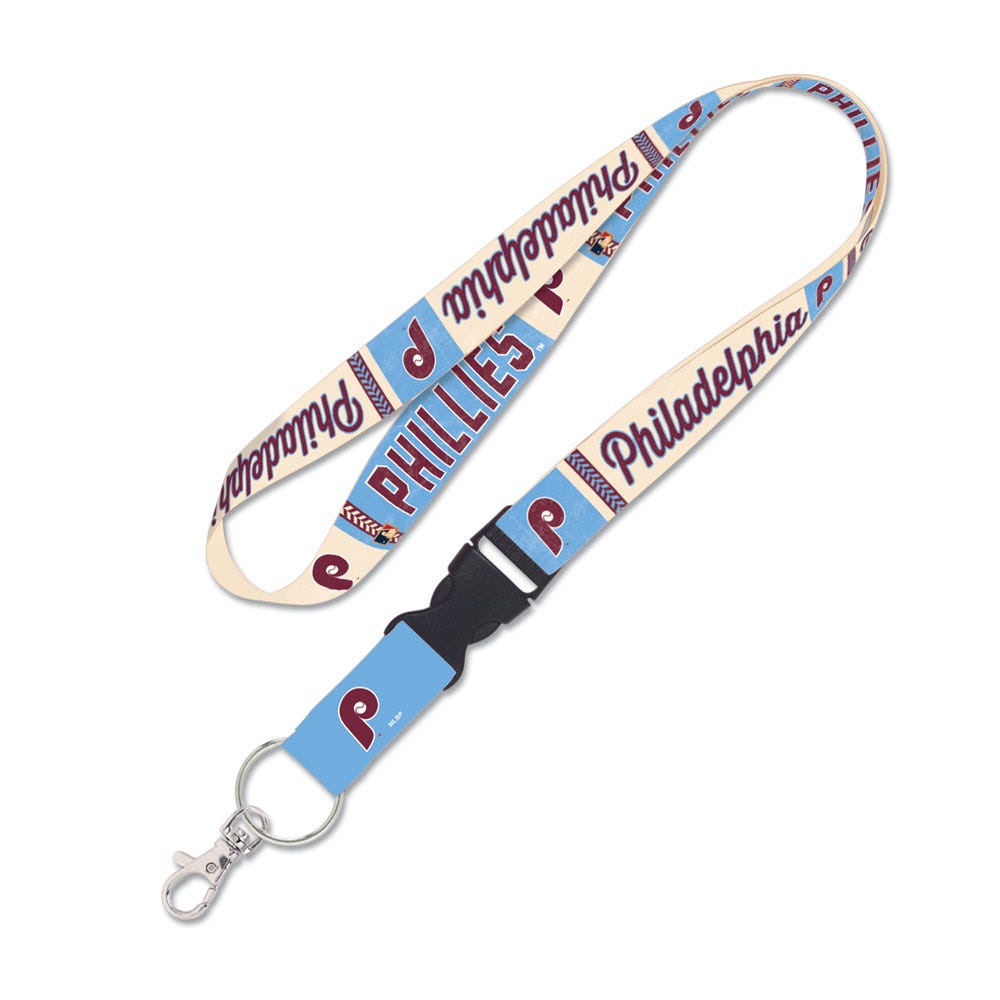 Philadelphia Phillies Lanyard with Detachable Buckle Cooperstown Special Order
