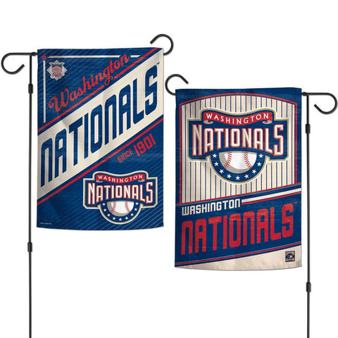 Washington Nationals Flag 12x18 Garden Style 2 Sided Cooperstown