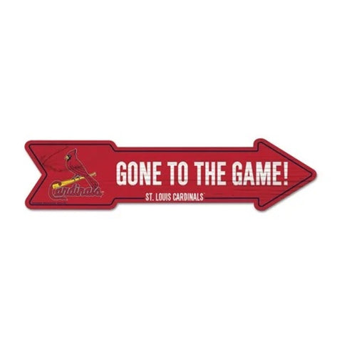 St. Louis Cardinals Sign 6x24 Wood Arrow