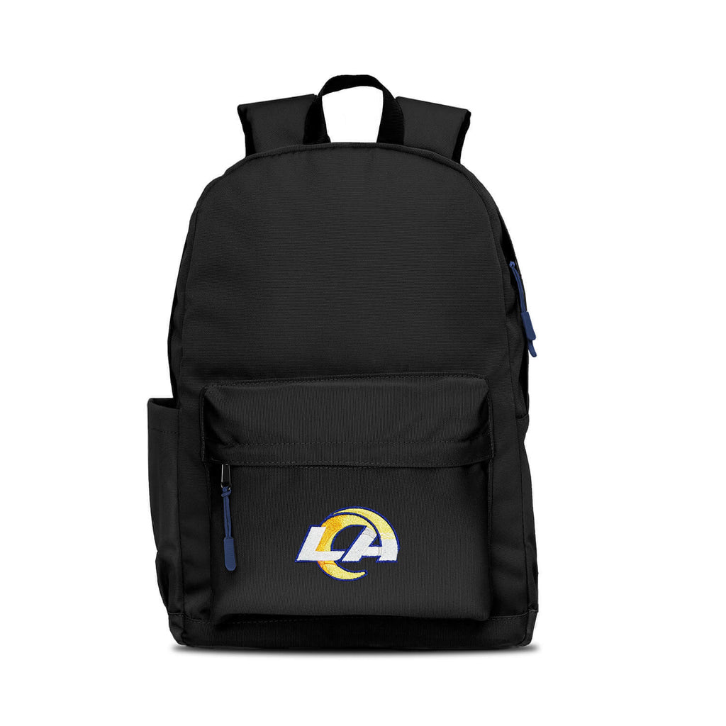 Los Angeles Rams Backpack Campus Laptop Black with Navy