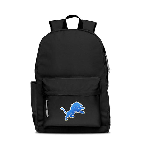 Detroit Lions Backpack Campus Laptop Black with Gray
