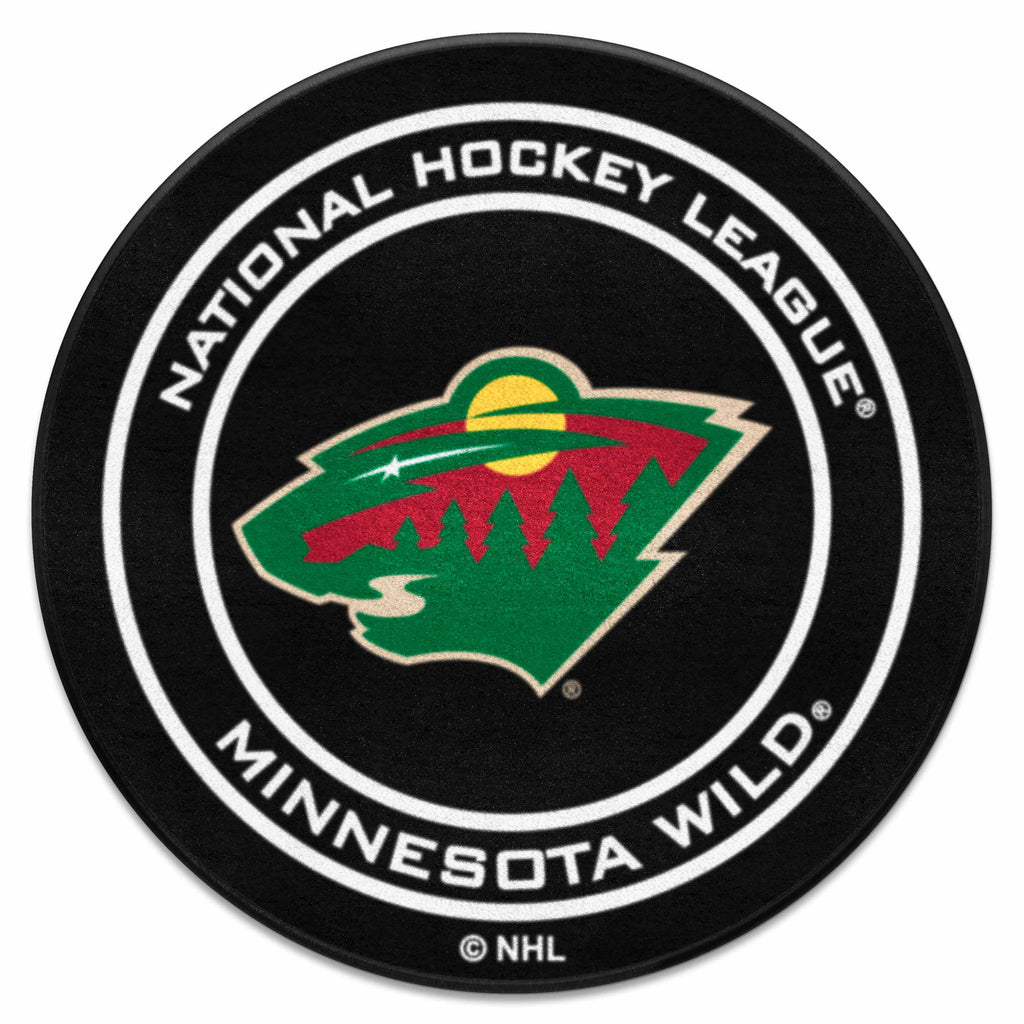 NHL - Minnesota Wild Puck Mat