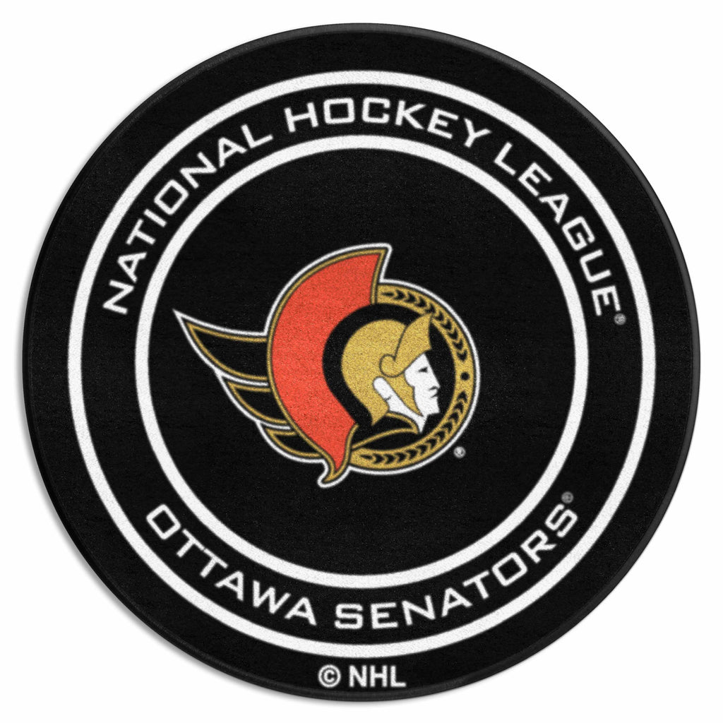 NHL - Ottawa Senators Puck Mat