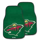 NHL - Minnesota Wild 2-pc Carpet Car Mat Set