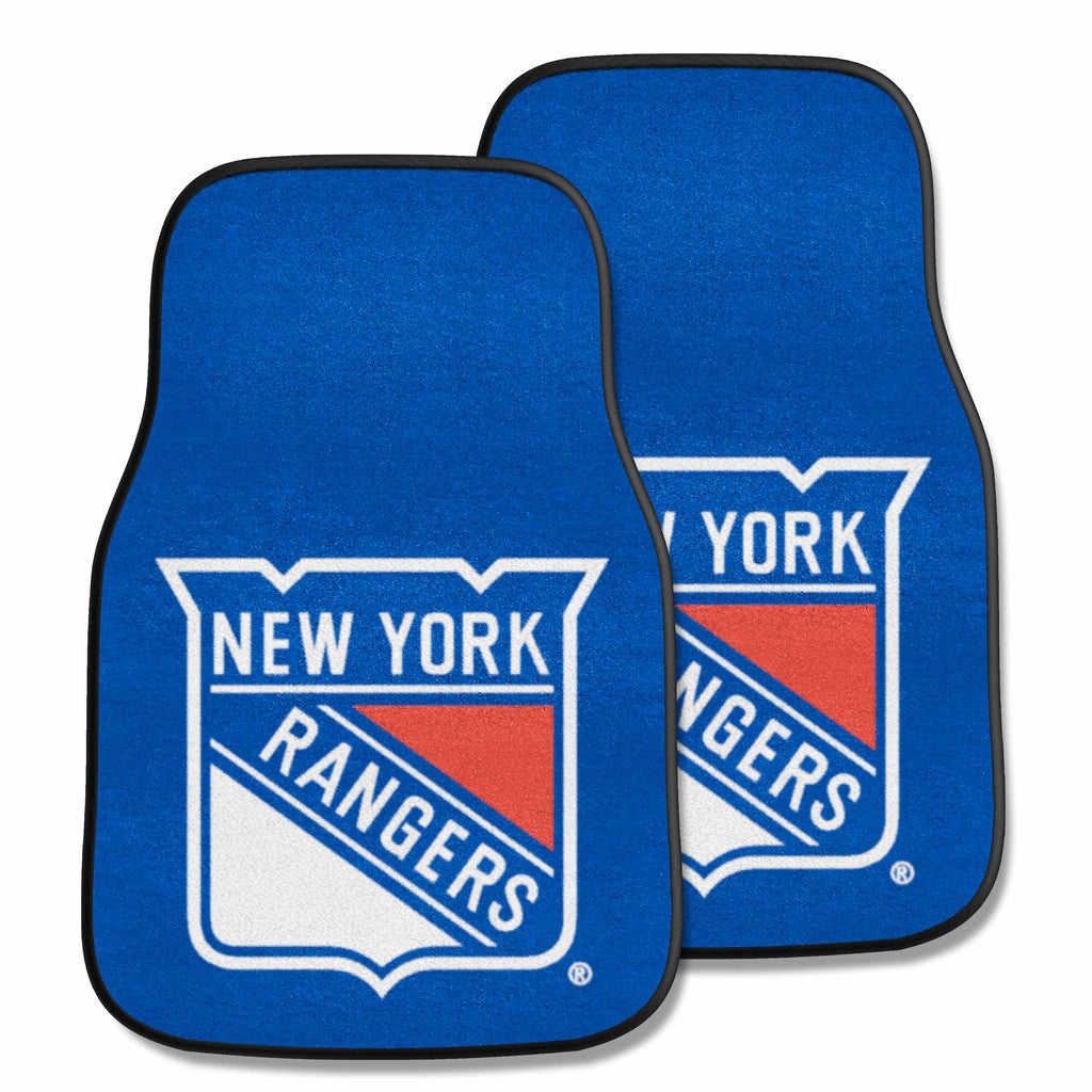 NHL - New York Rangers 2-pc Carpet Car Mat Set