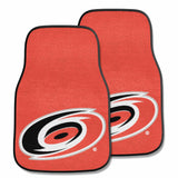 NHL - Carolina Hurricanes 2-pc Carpet Car Mat Set