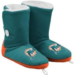 Miami Dolphins Slipper - Women Boot - (1 Pair) - L