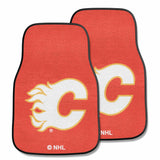 NHL - Calgary Flames 2-pc Carpet Car Mat Set