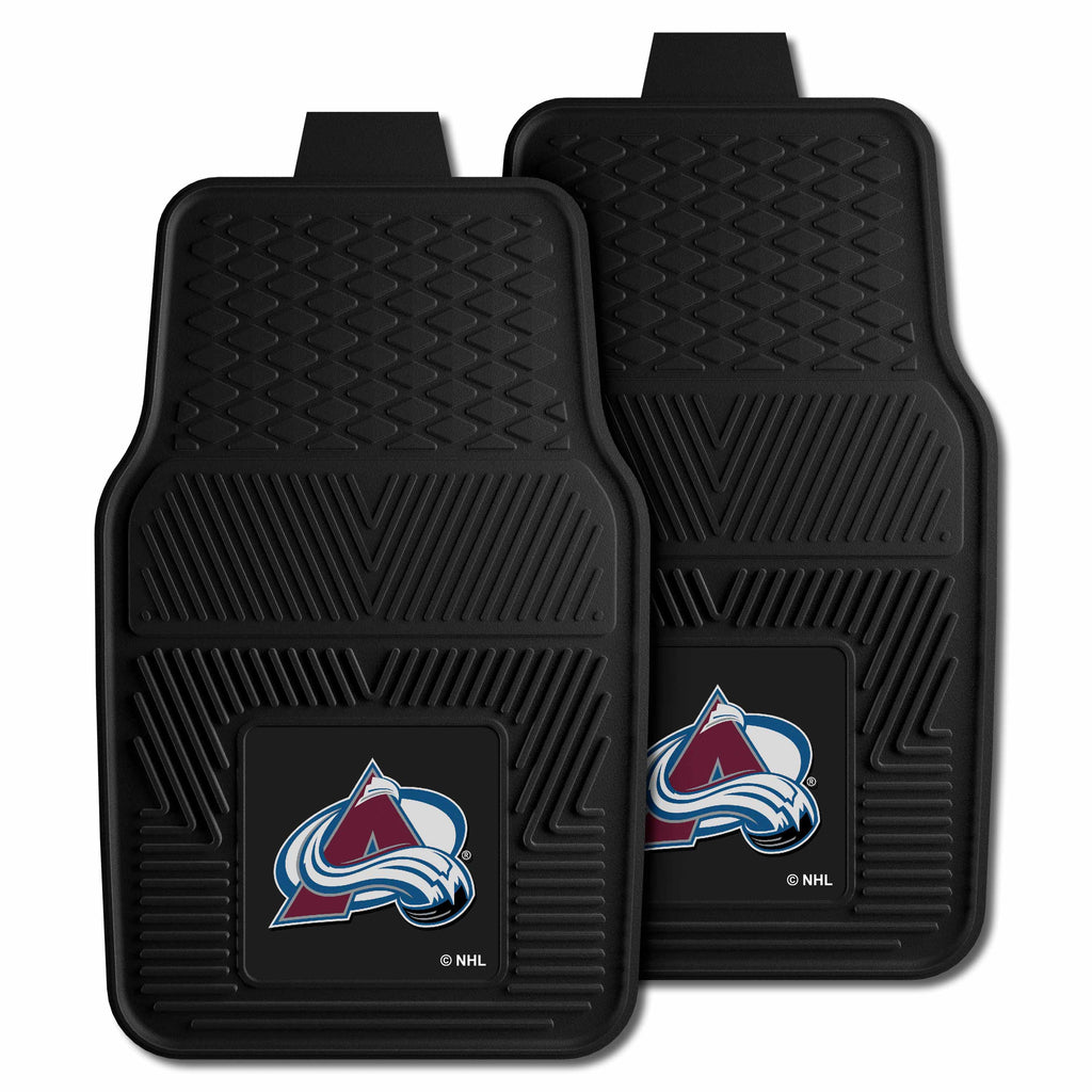 NHL - Colorado Avalanche 2-pc Vinyl Car Mat Set