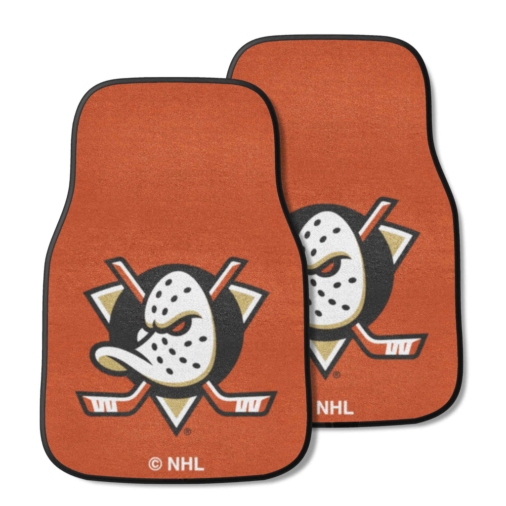 NHL - Anaheim Ducks 2-pc Carpet Car Mat Set