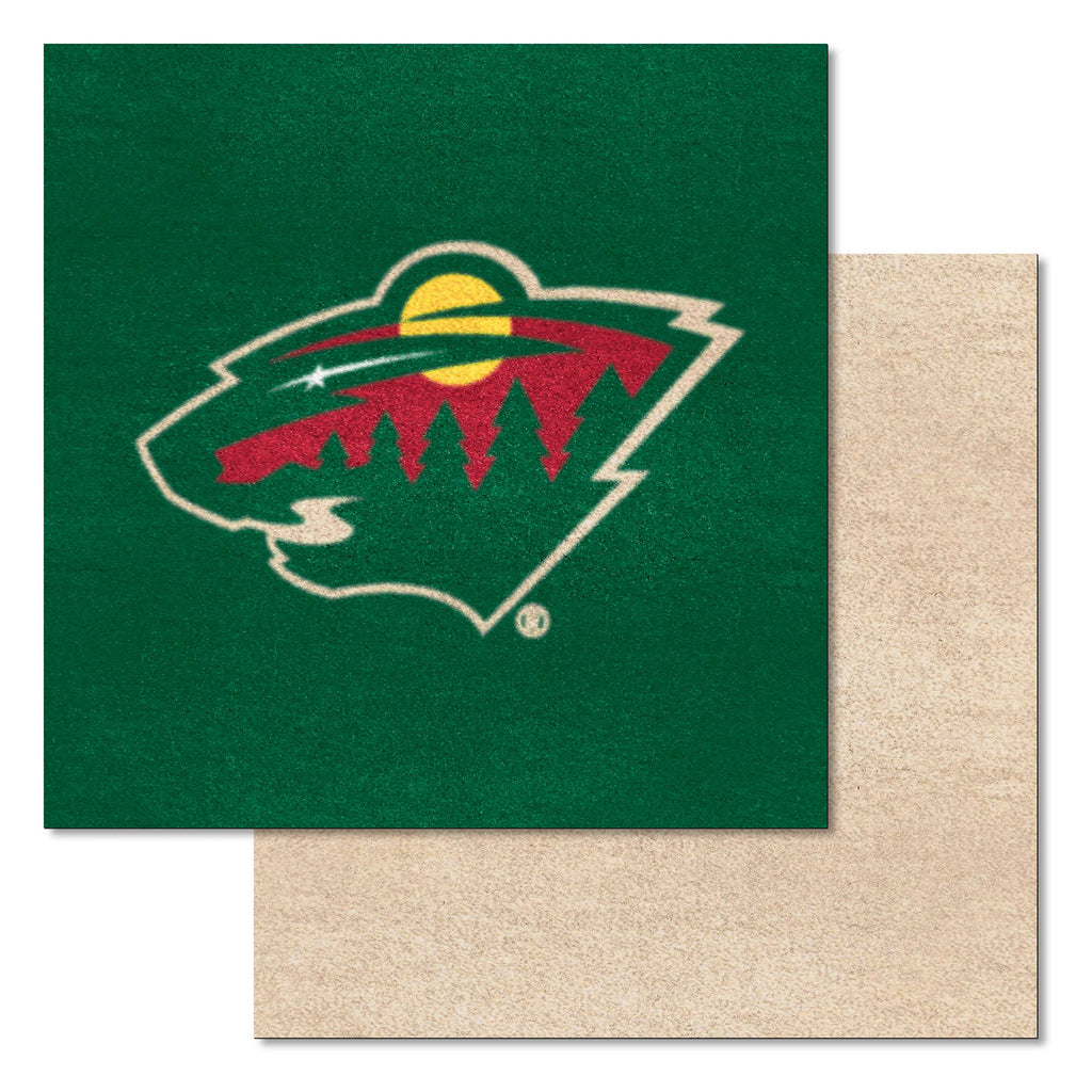 NHL - Minnesota Wild Team Carpet Tiles