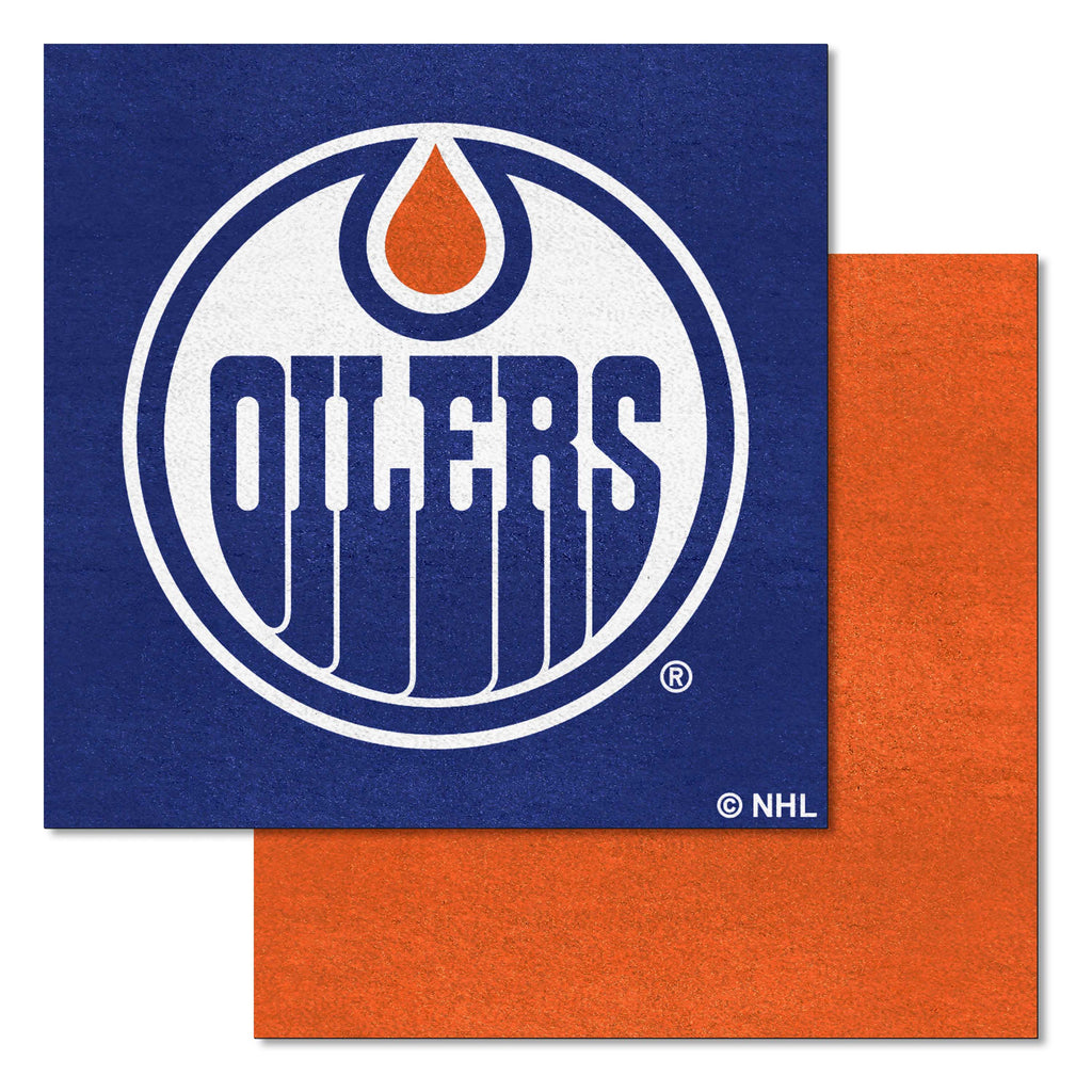 NHL - Edmonton Oilers Team Carpet Tiles
