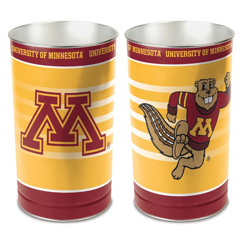 Minnesota Golden Gophers Wastebasket 15 Inch Special Order