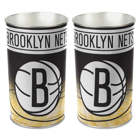 Brooklyn Nets Wastebasket 15 Inch - Special Order