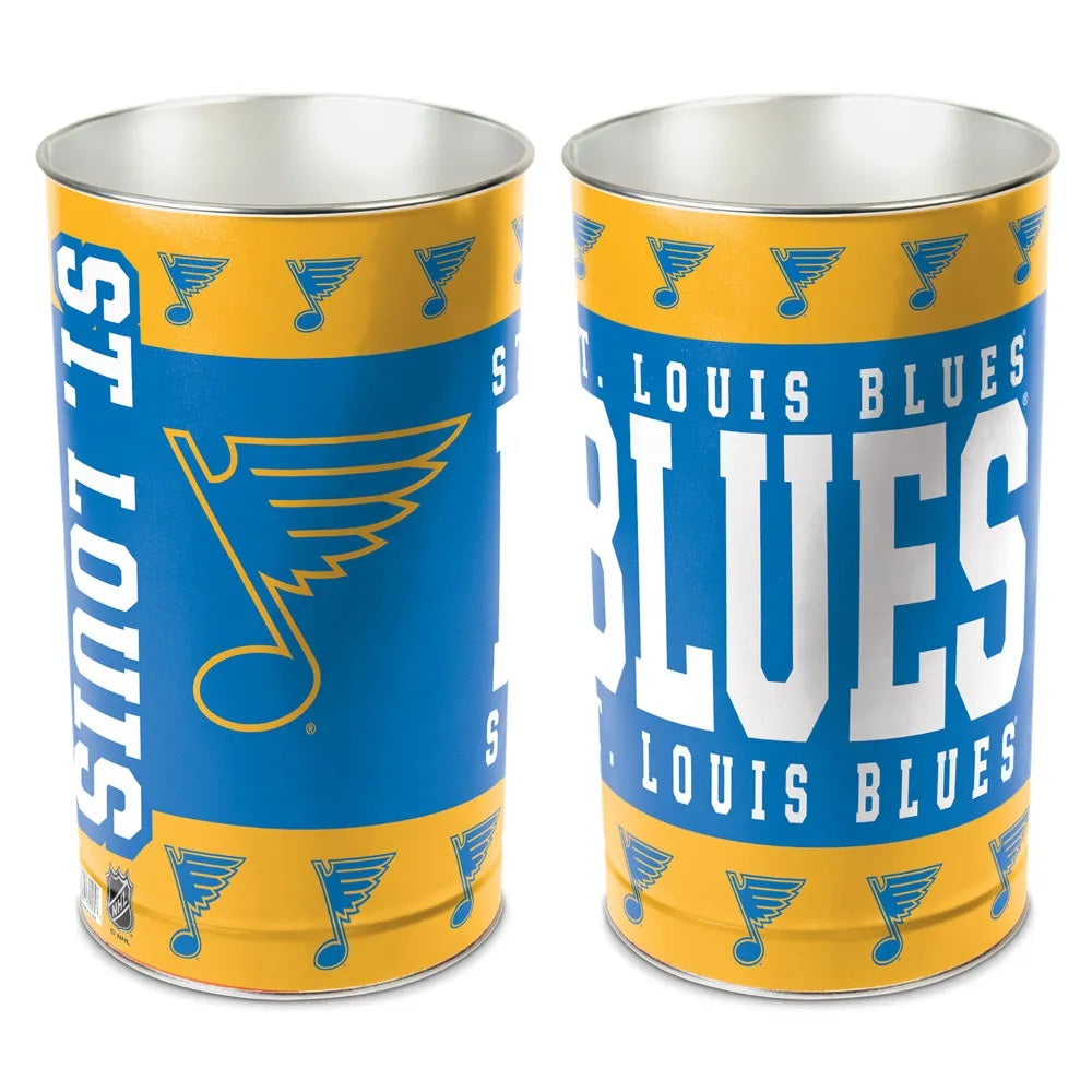 St. Louis Blues Wastebasket 15 Inch