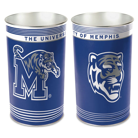 Memphis Tigers Wastebasket 15 Inch Special Order