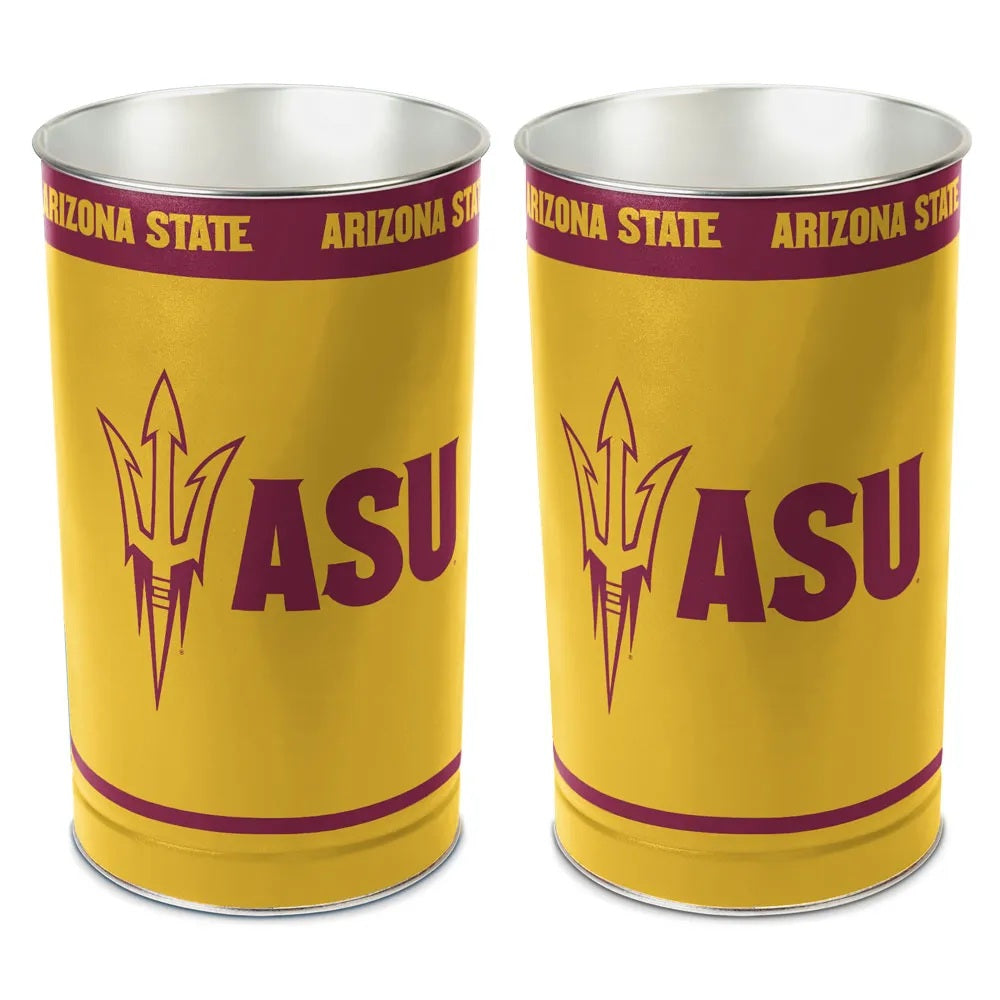 Arizona State Sun Devils Wastebasket 15 Inch Special Order