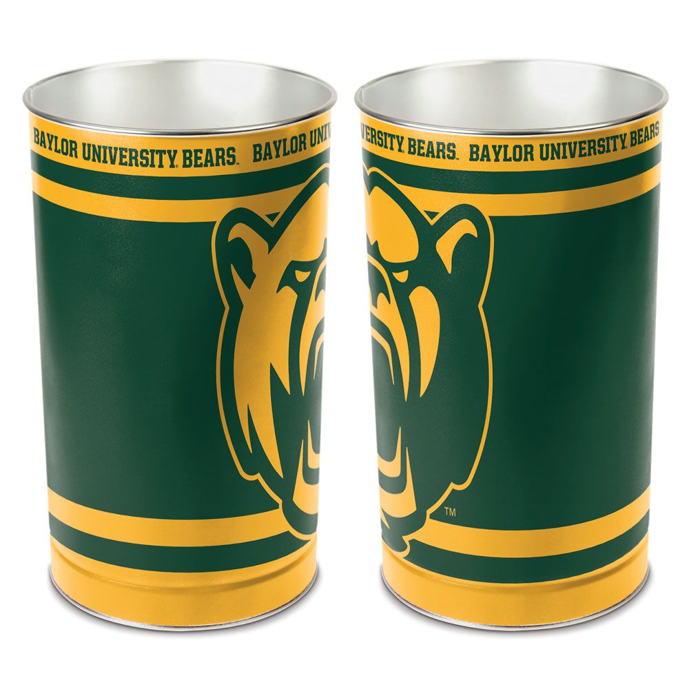 Baylor Bears Wastebasket 15 Inch Special Order