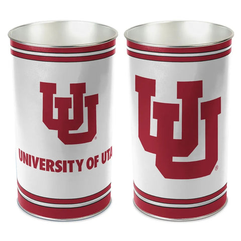 Utah Utes Wastebasket 15 Inch Special Order