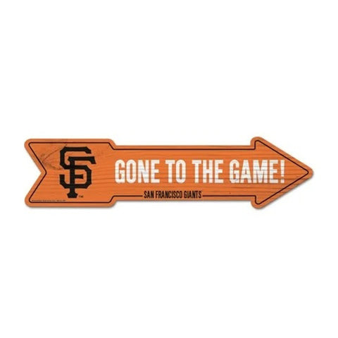 San Francisco Giants Sign 6x24 Wood Arrow