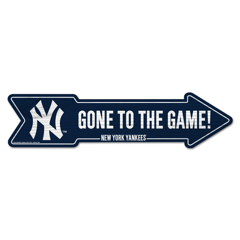 New York Yankees Sign 6x24 Wood Arrow