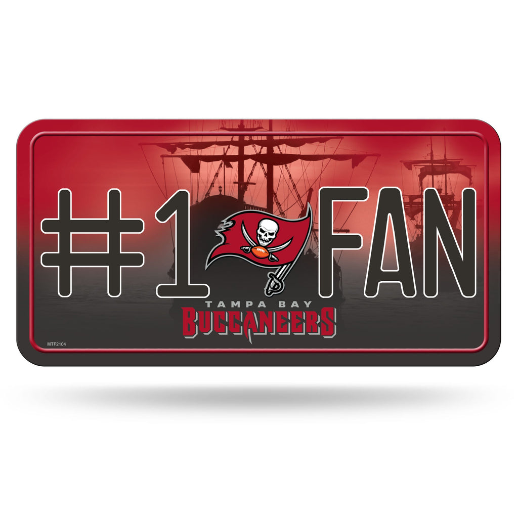 Tampa Bay Buccaneers License Plate #1 Fan - Special Order