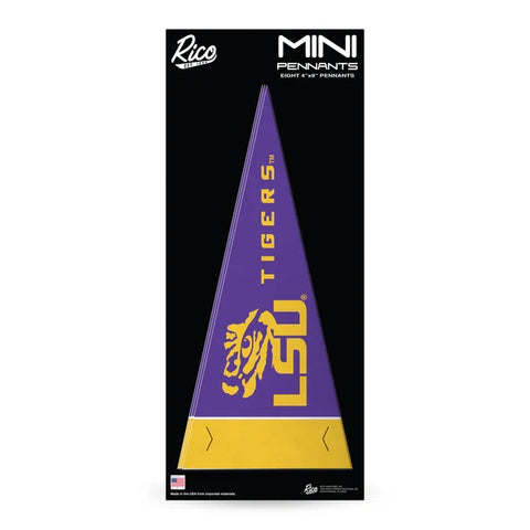 LSU Tigers Pennant Set Mini 8 Piece