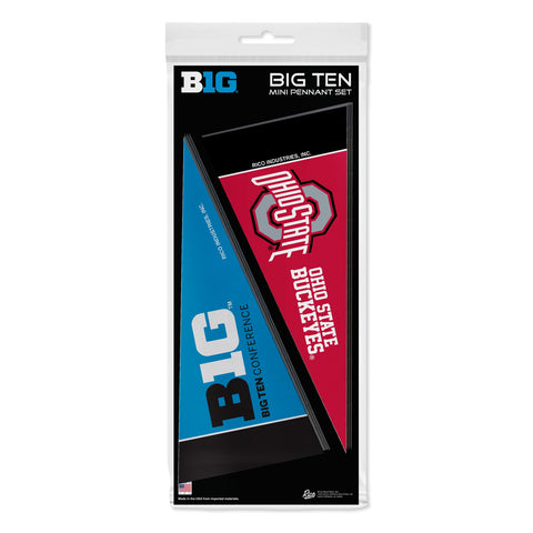 Big 10 Pennant Set Mini 2024