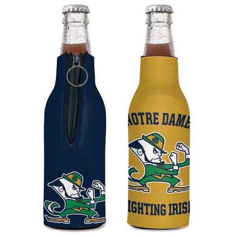 Notre Dame Fighting Irish Bottle Cooler Leprechaun Design