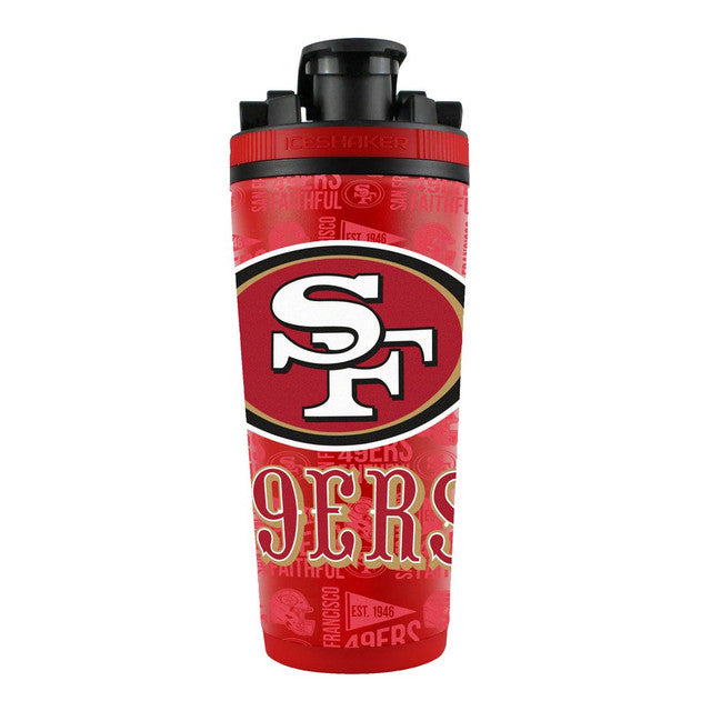 San Francisco 49ers Ice Shaker 26oz Stainless Steel