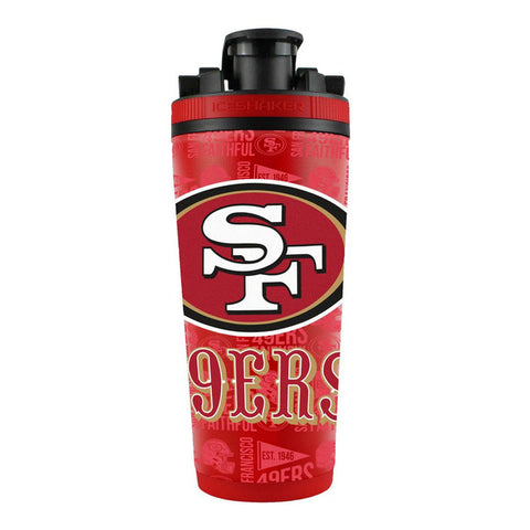 San Francisco 49ers Ice Shaker 26oz Stainless Steel