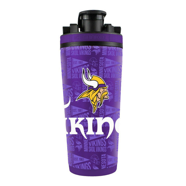 Minnesota Vikings Ice Shaker 26oz Stainless Steel