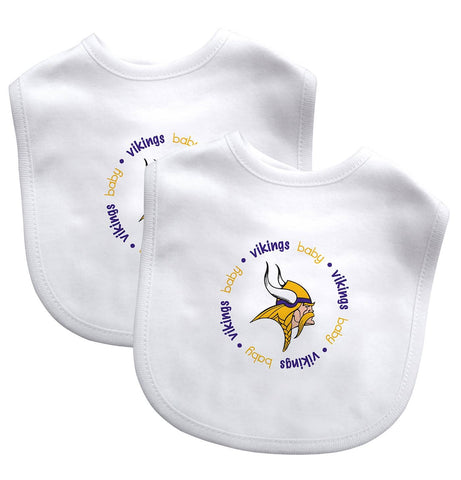 Minnesota Vikings Baby Bib 2 Pack