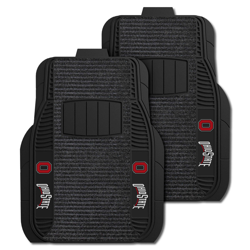 Ohio State University 2-pc Deluxe Car Mat Set